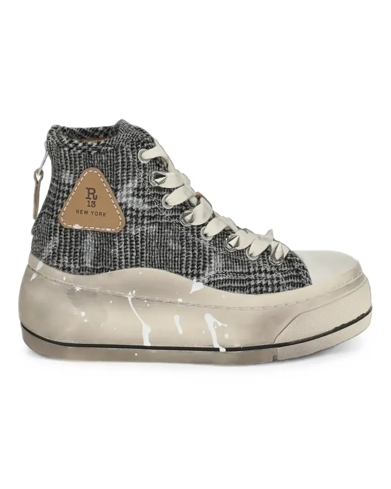R13 Kurt high-top sneakers - Schwarz Schwarz