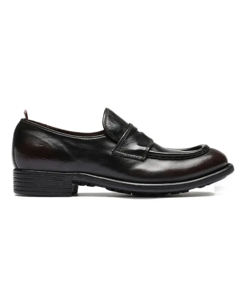 Officine Creative Italia Calixte 020 polished leather loafers - Schwarz Schwarz