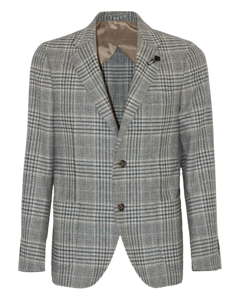 LARDINI Sakko mit Prince of Wales-Karo - Grau Grau