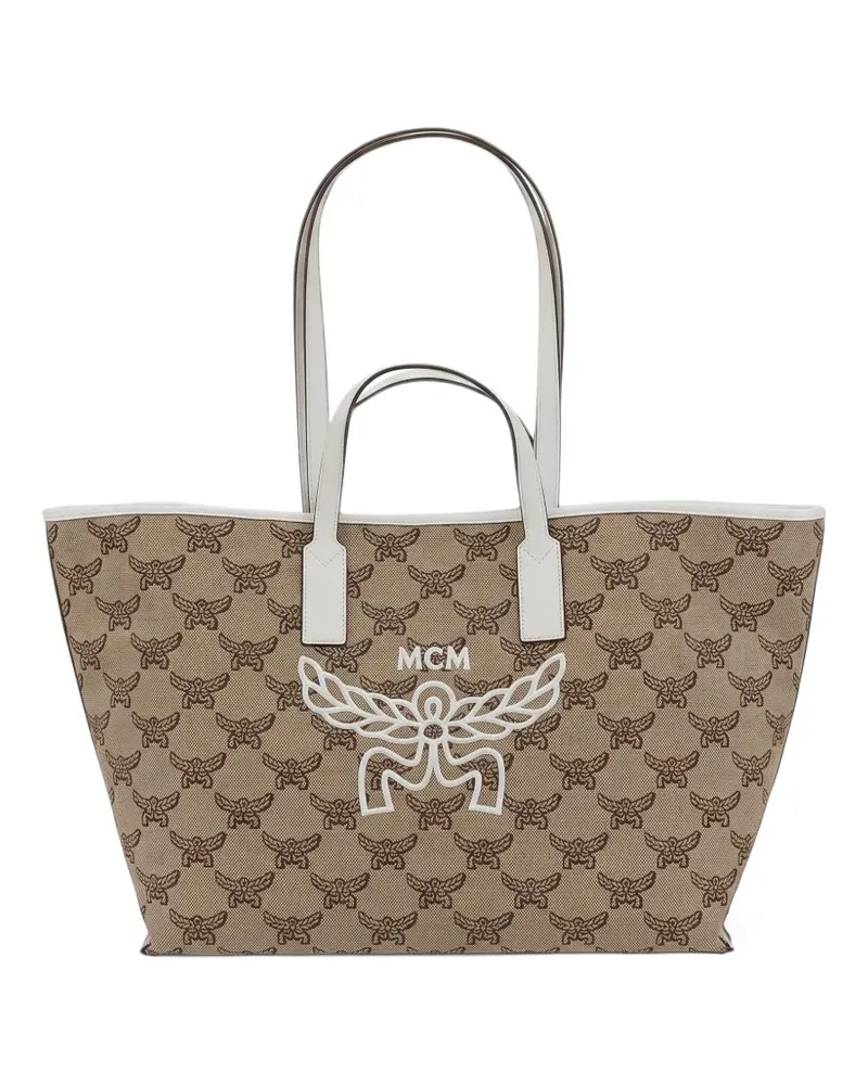 MCM Mittelgroße Himmel Lauretos Handtasche - Braun Braun