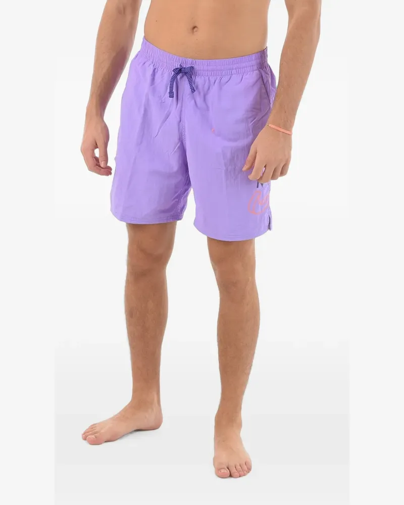 Nike Swim Badehose mit Logo-Print - Violett Violett