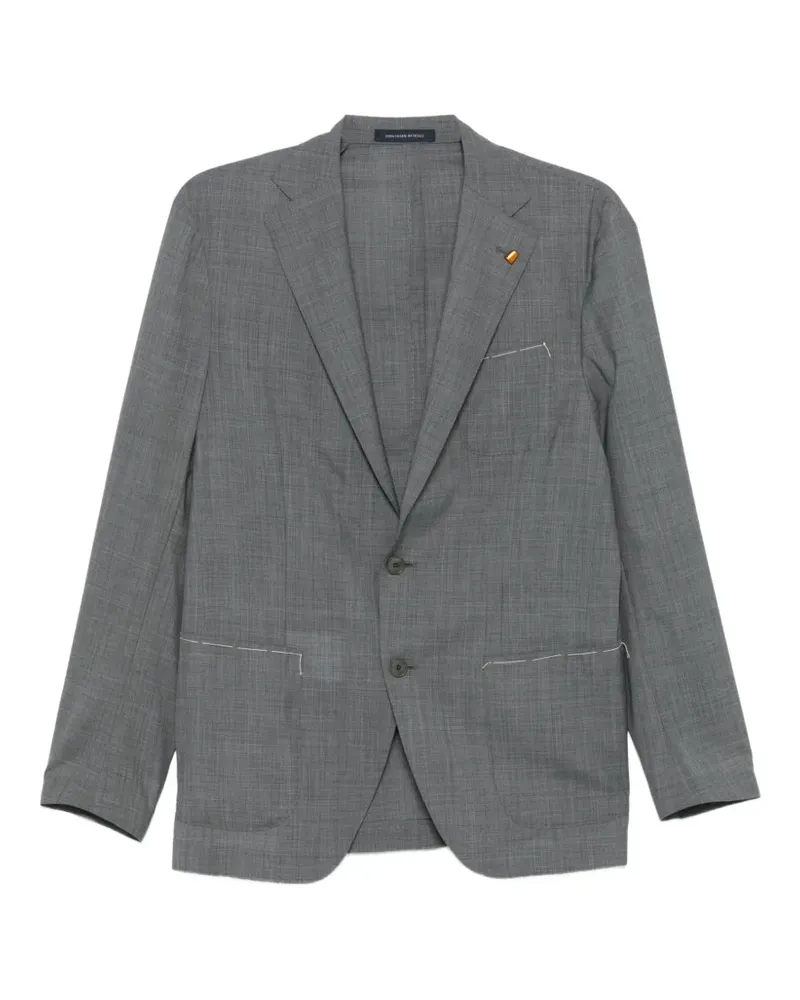 Sartoria Latorre Soffio buttoned virgin wool jacket - Grau Grau