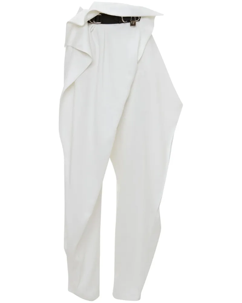 J.W.Anderson Gerade Hose mit hohem Bund - Weiß Weiß