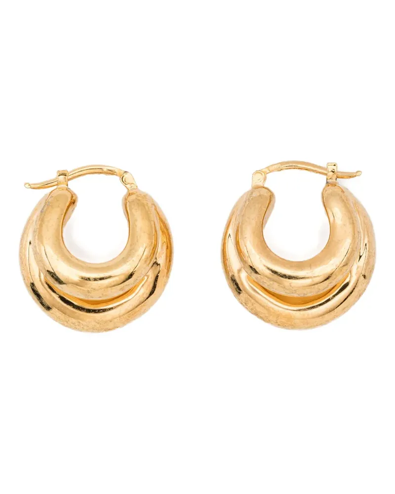 PANCONESI Creolen mit breiter Form - Gold Gold