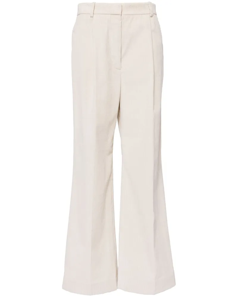 N.Peal Florence Cord Hose - Nude Nude