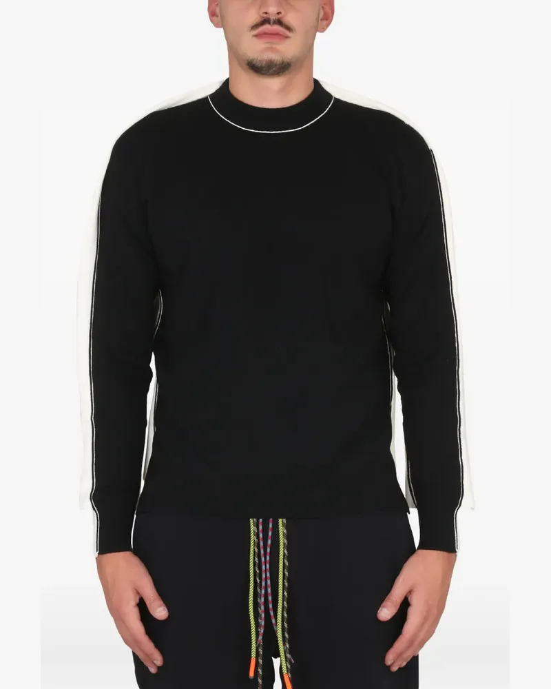 AMBUSH Pullover in Colour-Block-Optik - Schwarz Schwarz