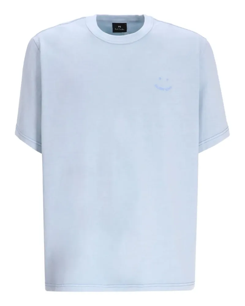 Paul Smith T-Shirt mit Smiley - Blau Blau