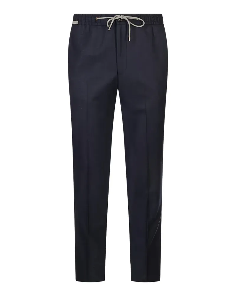 Corneliani drawstring trousers - Blau Blau
