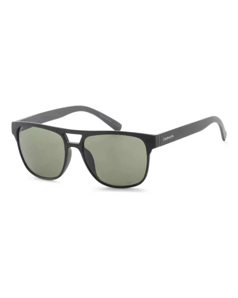 Calvin Klein Matte Sonnenbrille - Blau Blau