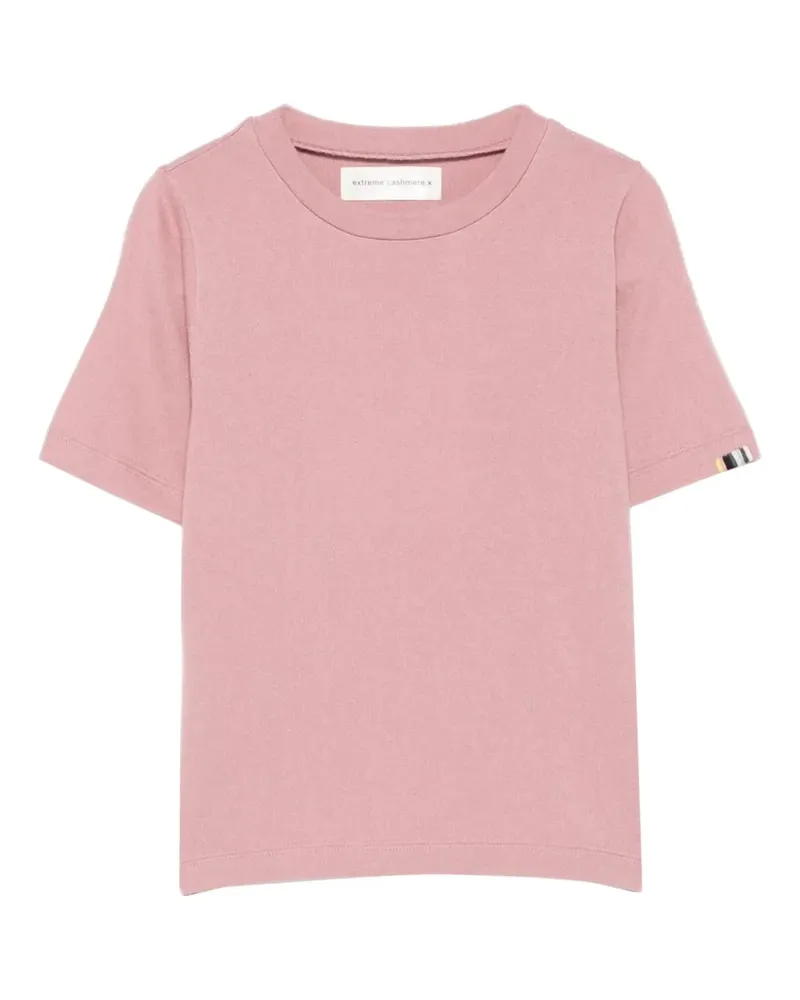 extreme cashmere T-Shirt mit Rundhalsausschnitt - Rosa Rosa