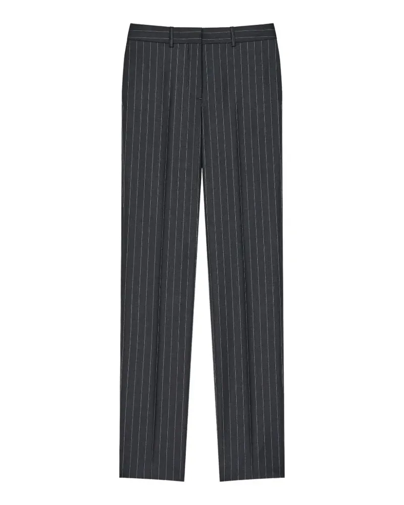 Givenchy Gestreifte Hose aus Wolle - Grau Grau