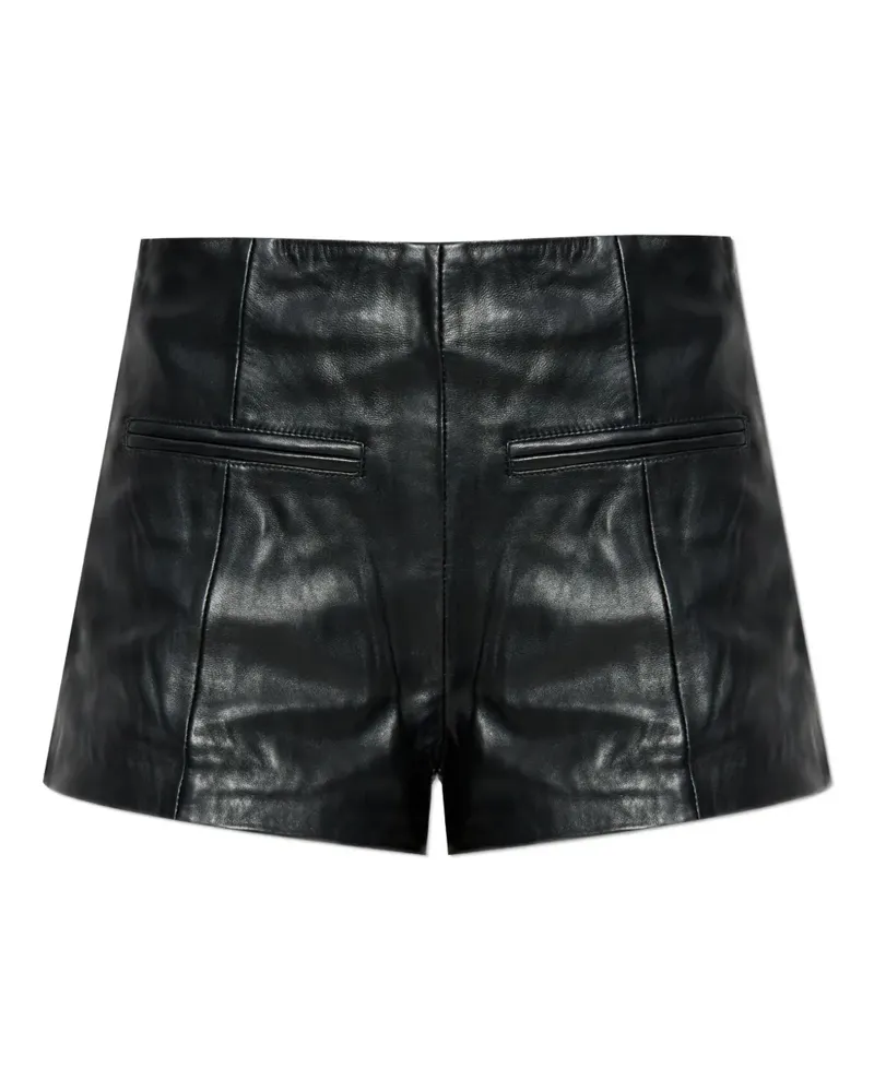 Gestuz Shorts aus Leder - Schwarz Schwarz