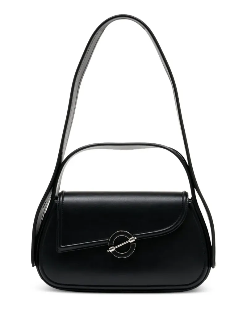 Samsøe & Samsøe Sahero leather shoulder bag - Schwarz Schwarz