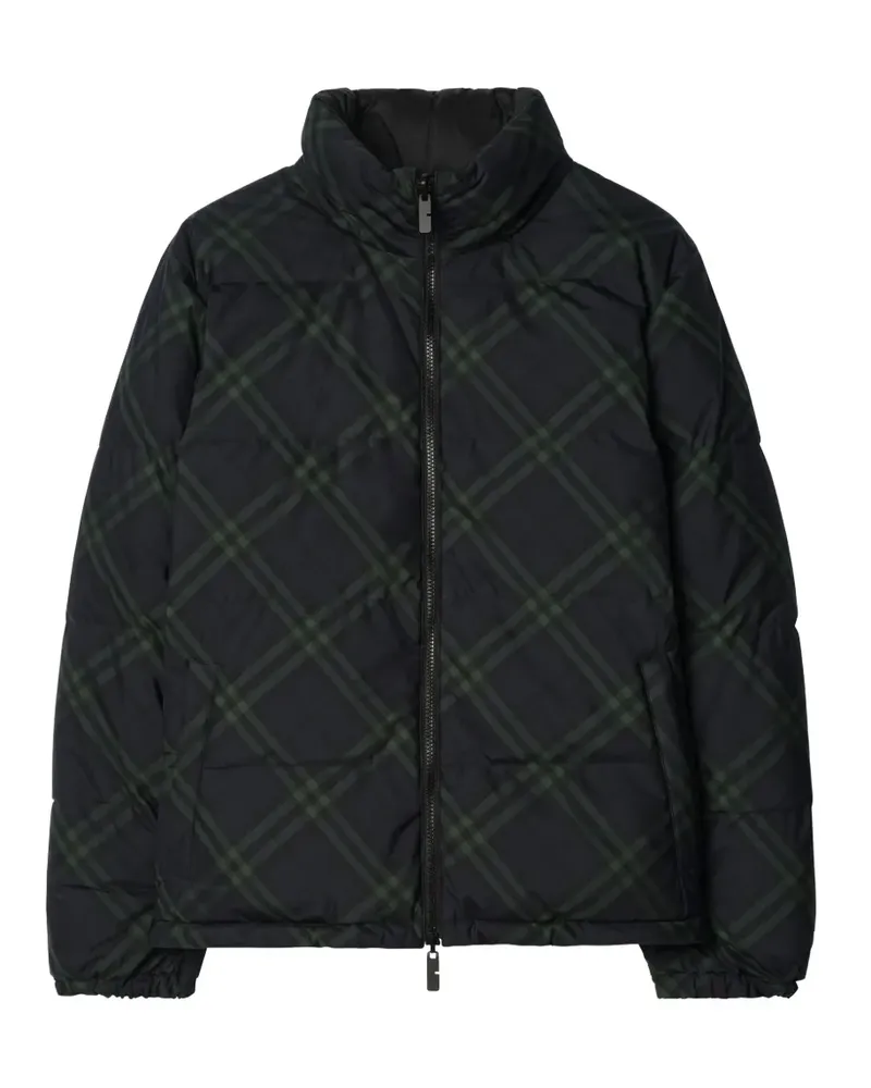 Burberry reversible Check snowdon puffer jacket - Schwarz Schwarz