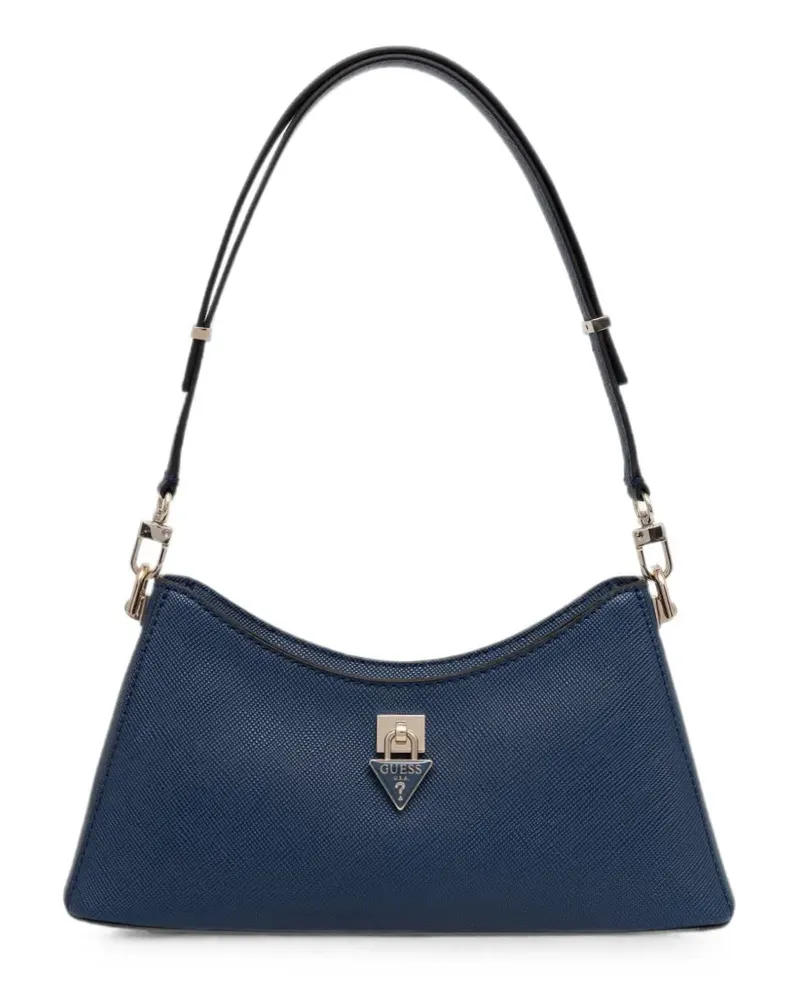 Guess Patsie Kreuz-Tote Bag mit Logo-Schild - Blau Blau