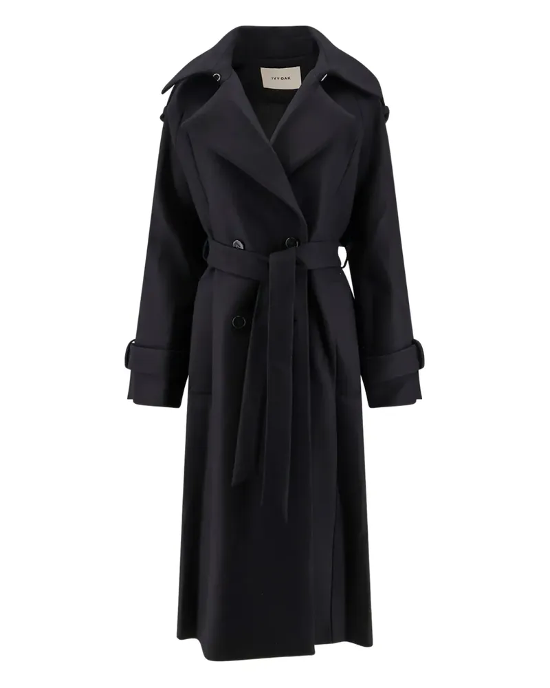 IVY & OAK Caroline Ann Trenchcoat - Schwarz Schwarz