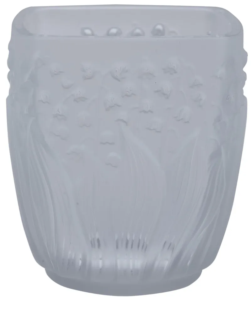 Botanica Muguet Vase aus Kristall - Weiß
