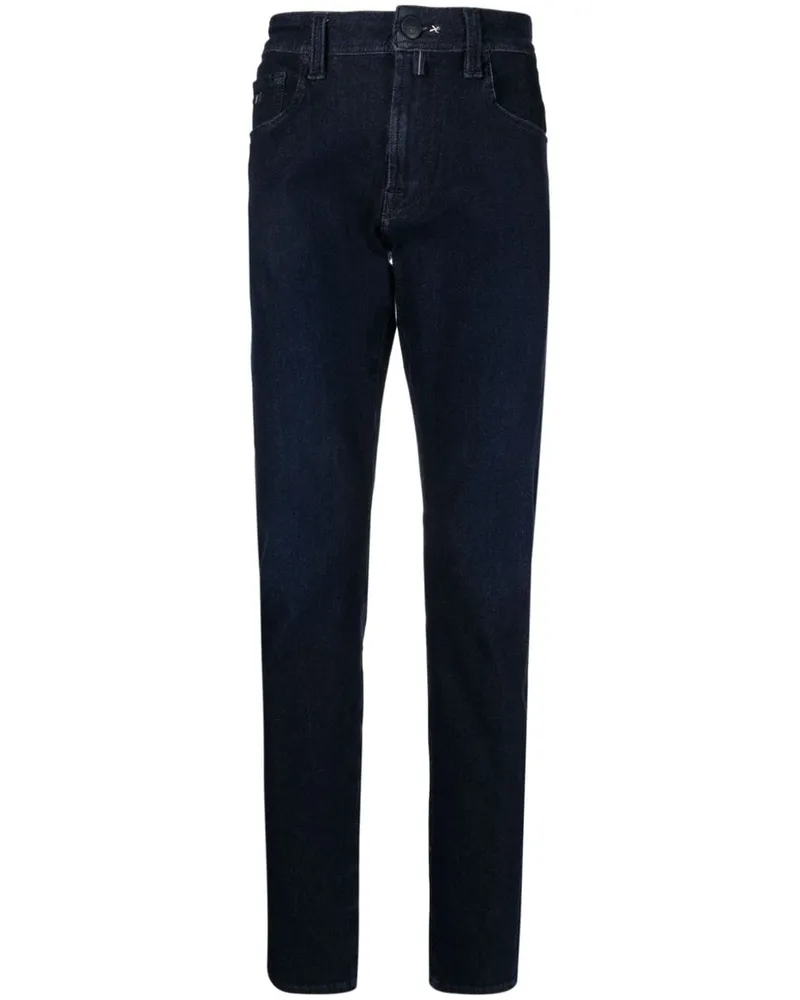 Tramarossa Halbhohe Straight-Leg-Jeans - Blau Blau