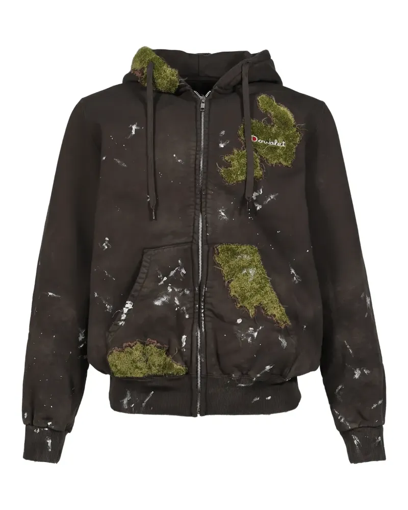 Doublet Kapuzenjacke mit Reißverschluss - Braun Braun