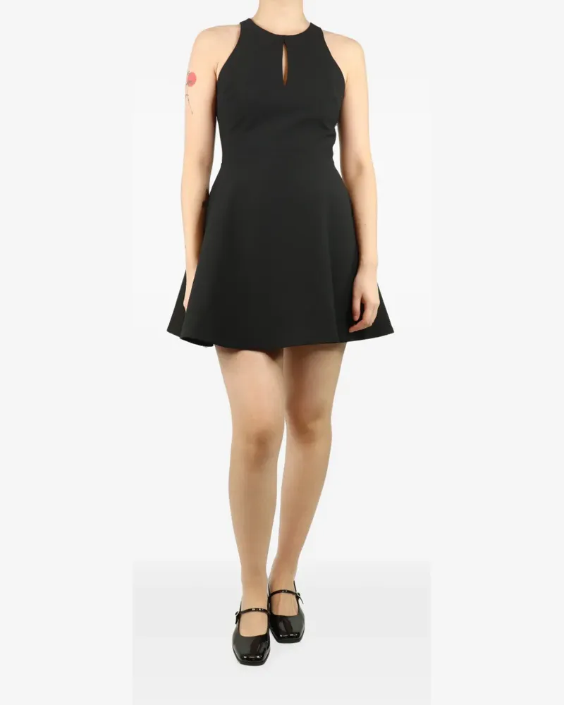 Elizabeth and James Minikleid mit Cut-Out - Schwarz Schwarz