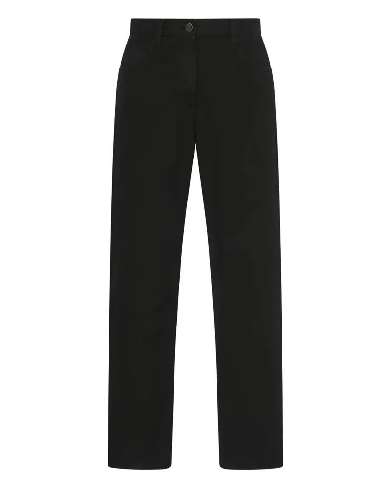 The Row Jeans mit Logo-Patch - Schwarz Schwarz