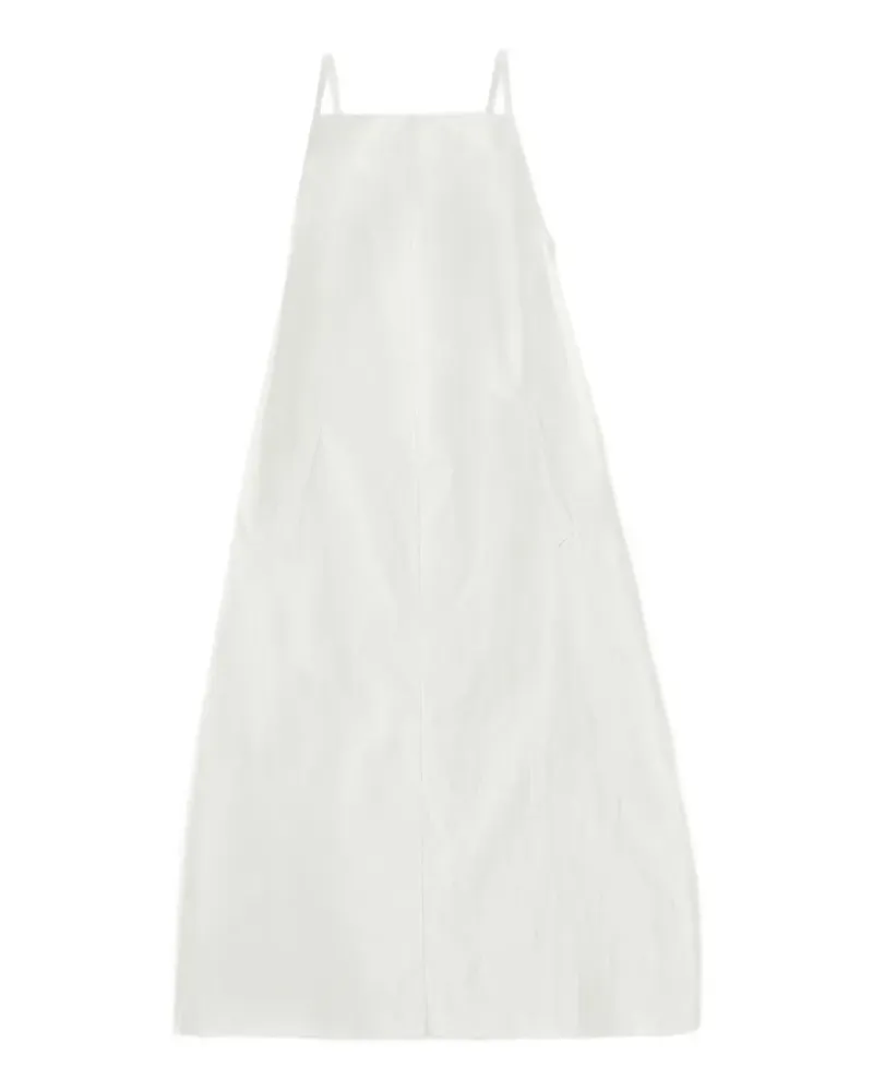 Studio Nicholson Chrono tie shoulder A-line dress - Grau Grau