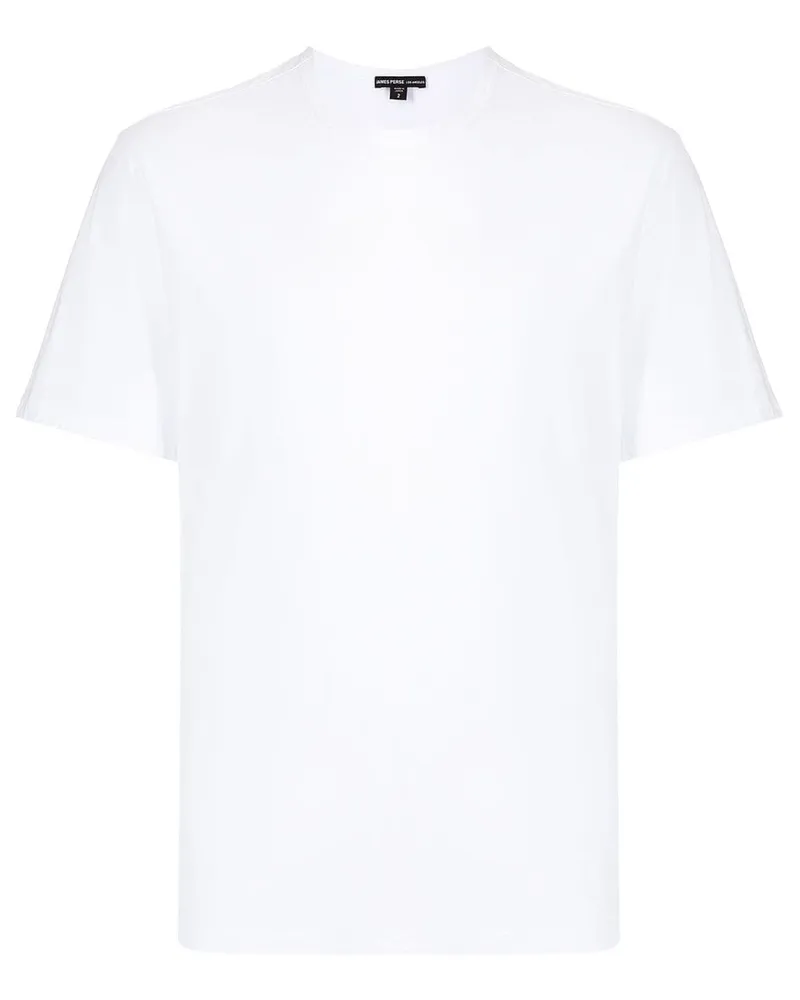 James Perse Luxe Lotus Jersey-T-Shirt - Weiß Weiß