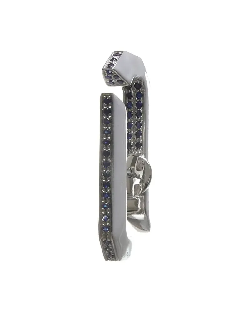EÉRA 18k gold Diletta blue sapphire earring - Silber Silber