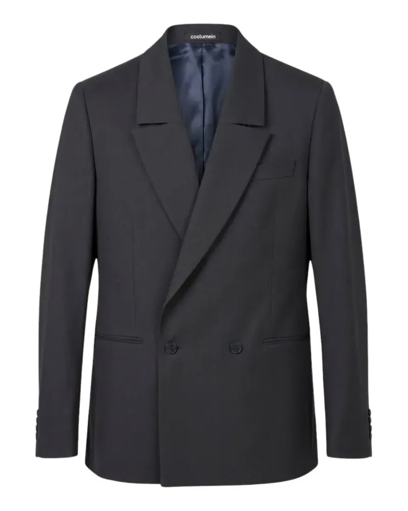 Costumein double-breasted peaked-lapel blazer - Grau Grau