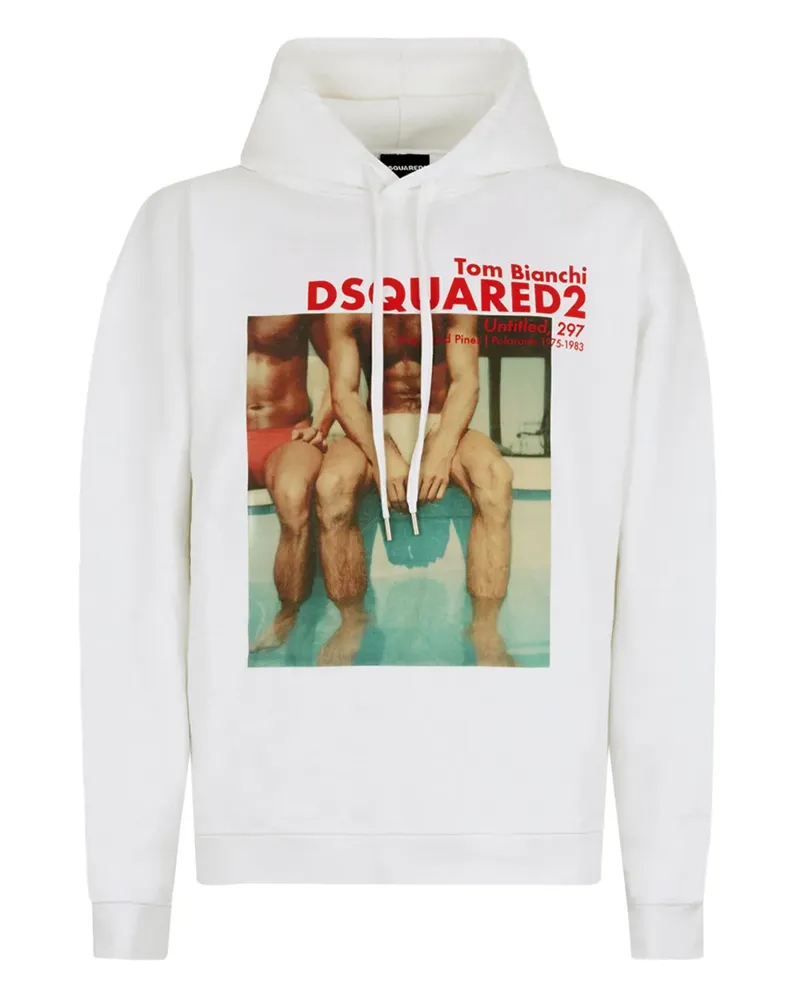 Dsquared2 Tom Bianchi Hoodie - Weiß Weiß