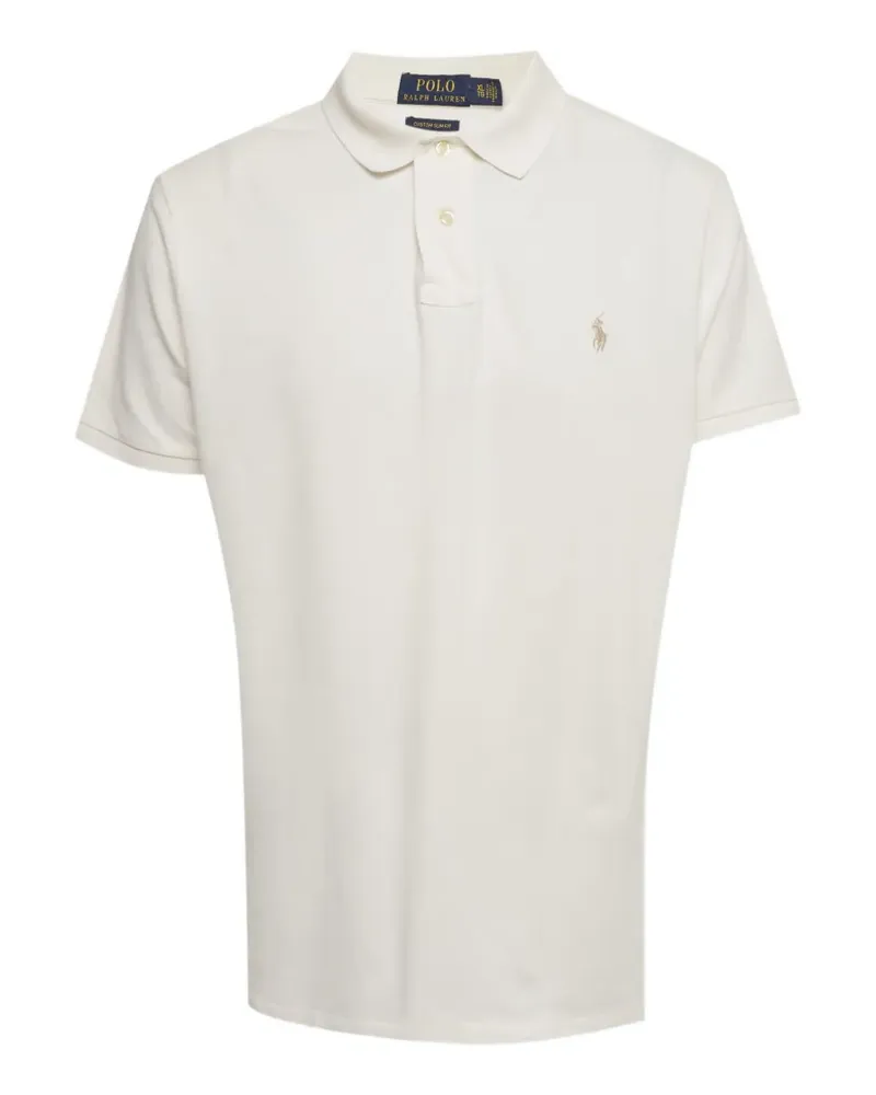 Ralph Lauren logo-embroidery polo shirt - Weiß Weiß