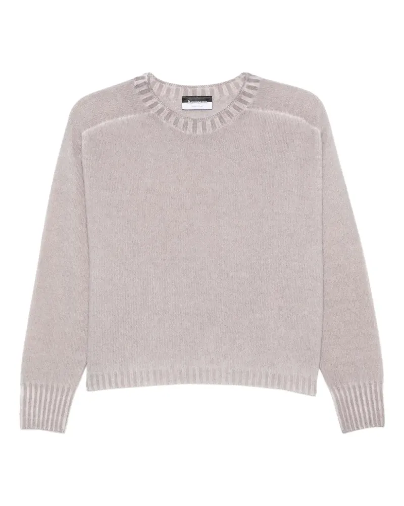 Arovescio Gerippter Pullover - Rosa Rosa