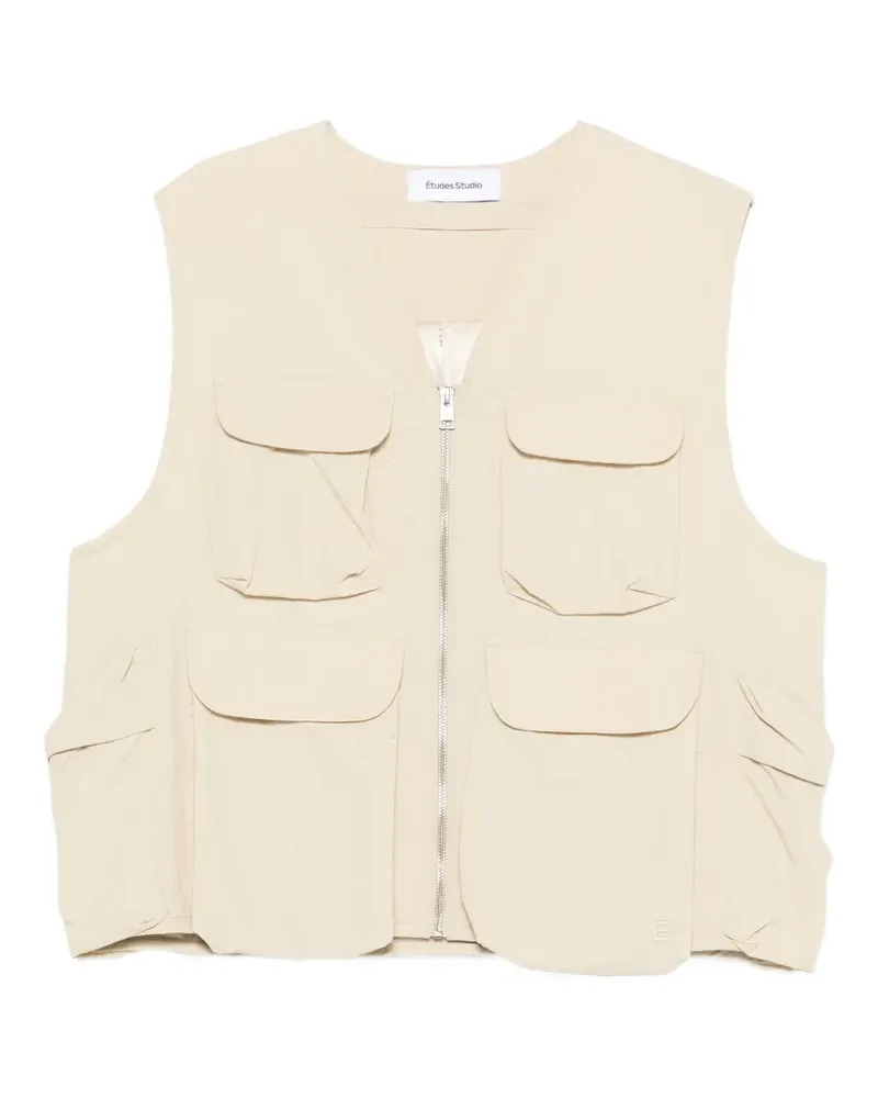 Études Studio multipocket vest - Nude Nude