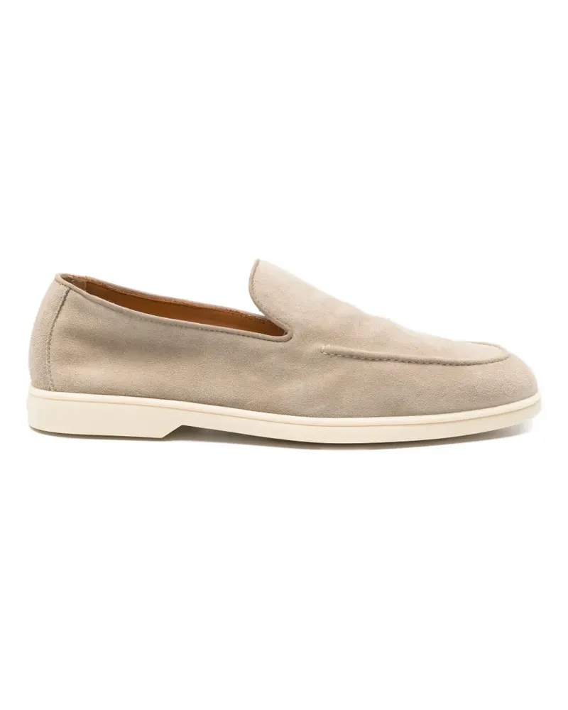 Doucal´s suede loafers - Grau Grau