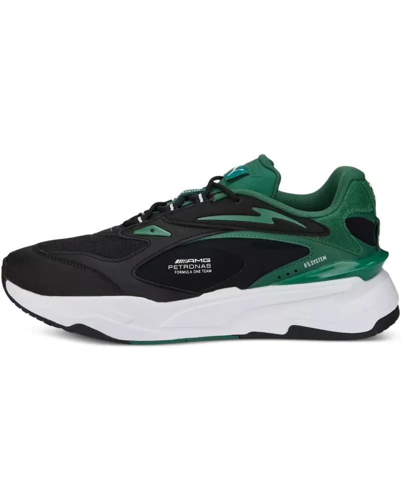 Puma RS-Fast "Black/Deep Forest" Sneakers - Schwarz Schwarz