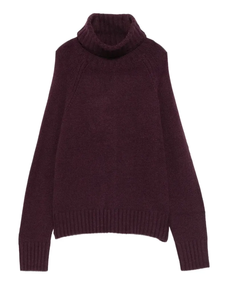 ALLUDE Pullover mit Raglanärmeln - Violett Violett