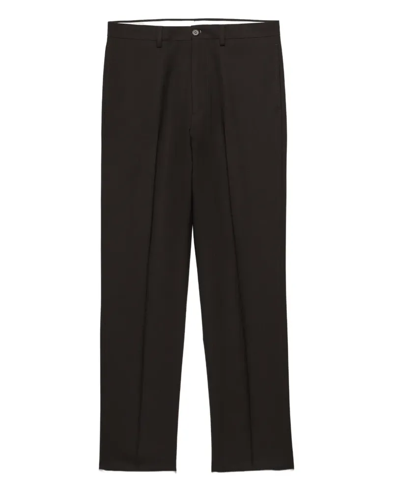 Prada Wollhose mit Knöpfen - Braun Braun