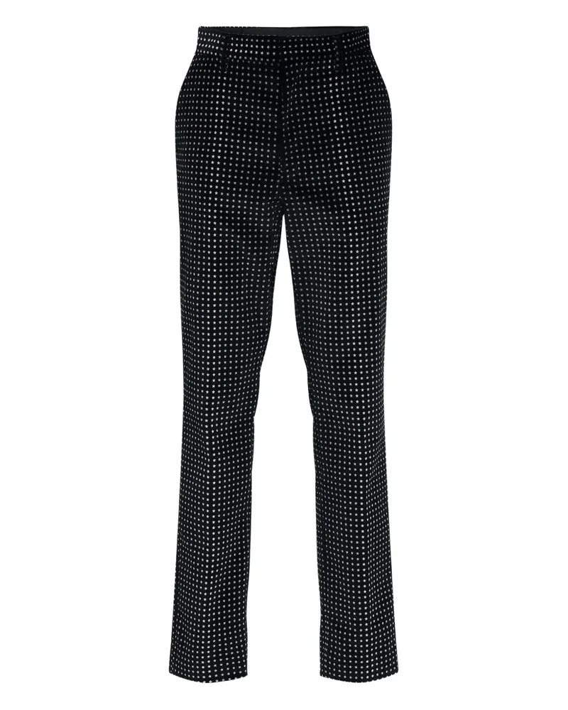 Maison Margiela Hose mit Sterne-Print - Schwarz Schwarz