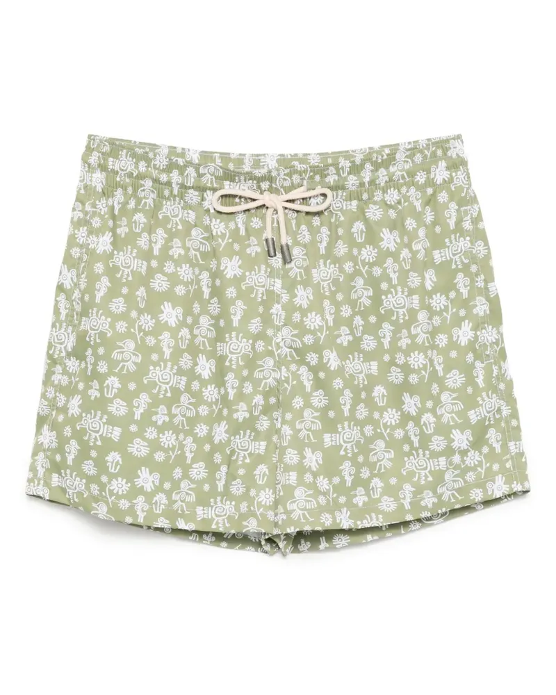 Arrels Barcelona x Marion Deuchars klassische Badeshorts - Grün Grün