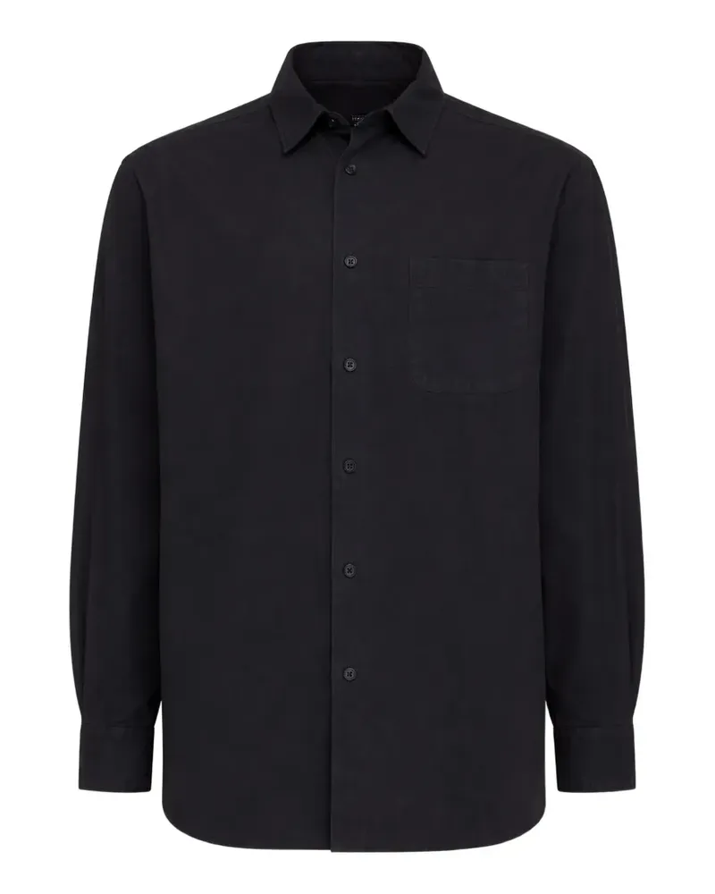 A.P.C. Malo Hemd - Schwarz Schwarz