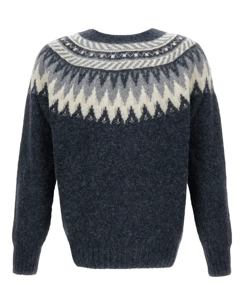 Howlin' Pullover mit Fair-Isle-Muster - Grau Grau