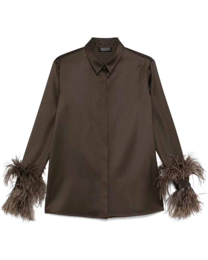 Gianluca Capannolo Katherine Bluse - Braun Braun
