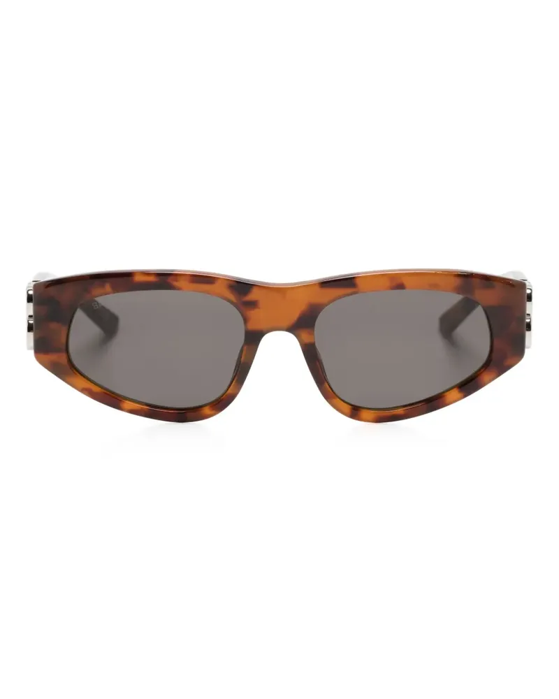Balenciaga Klassische Cat-Eye-Sonnenbrille - Braun Braun