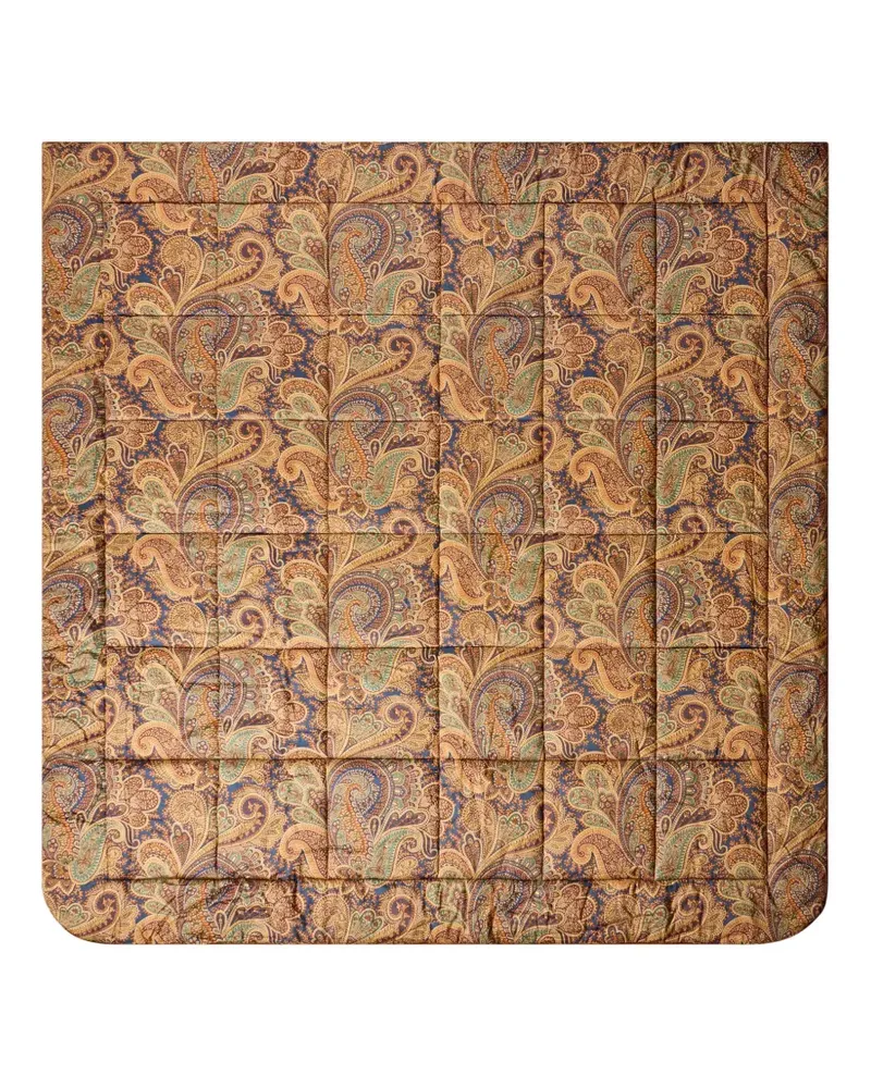 Etro paisley-pattern bedspread - Blau Blau