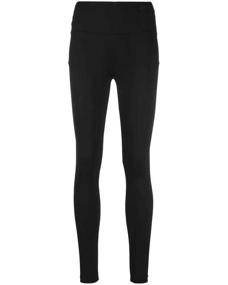 MSGM Leggings mit Logo-Print - Schwarz Schwarz