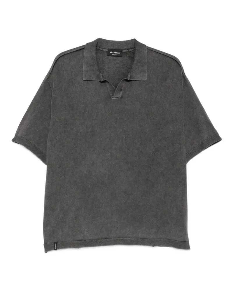 Arovescio Ausgeblichenes T-Shirt - Grau Grau