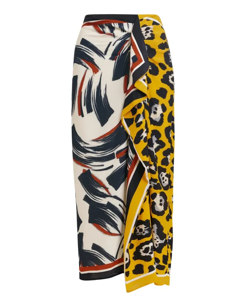 Essentiel Drapierter Midirock - Nude Nude