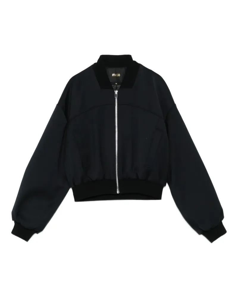 Maje Bomberjacke mit Reißverschluss - Blau Blau