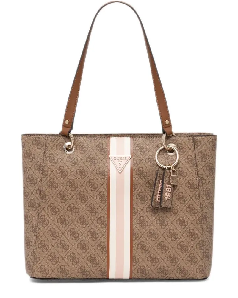 Guess Noelle Tote Bag mit 4G - Nude Nude