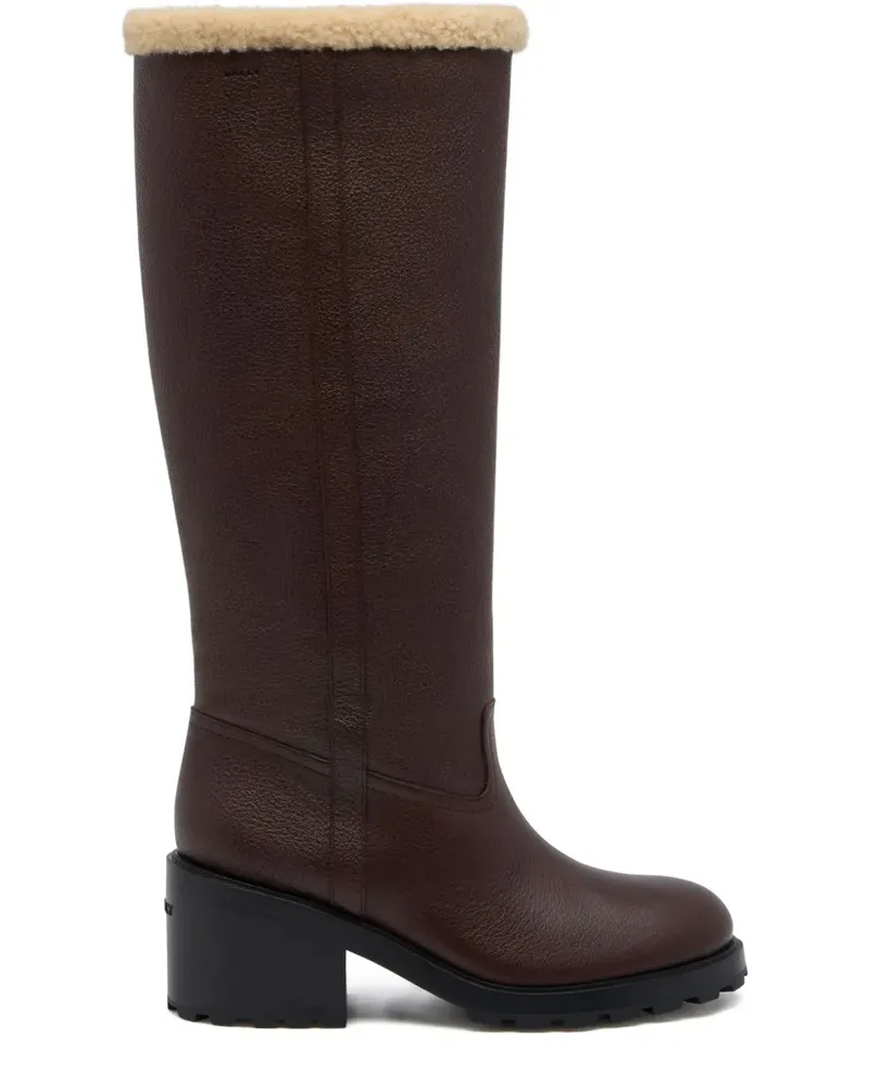 Bally Gusto Stiefel 50mm - Braun Braun
